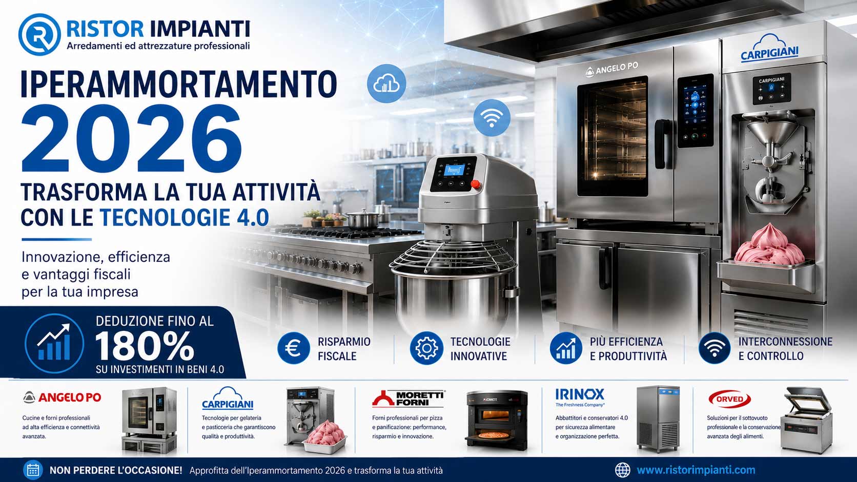 iperammortamento 2026 agevolazione fiscale ristorazione professionale